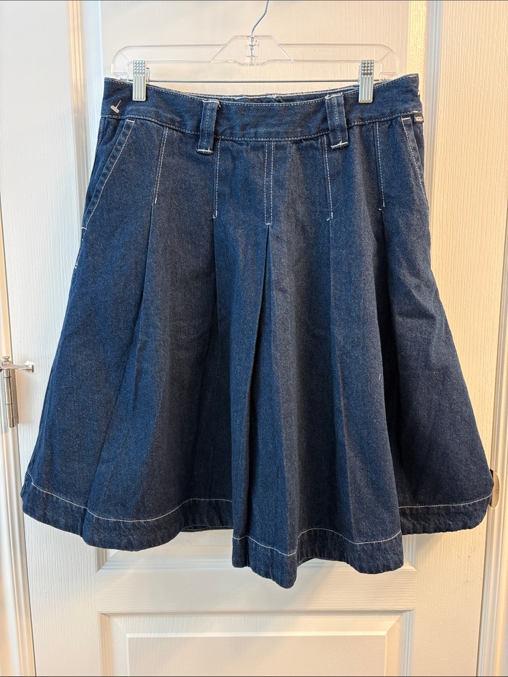 Vans Dark Blue Denim Circle Skirt